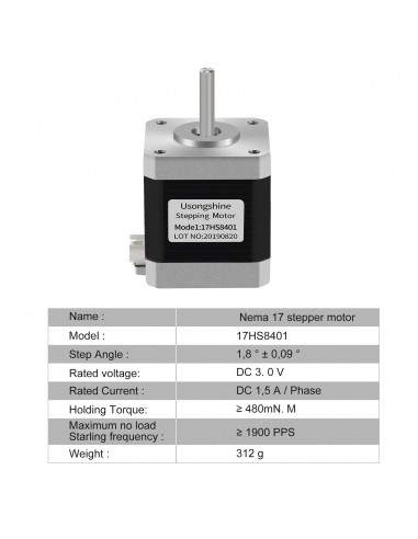Nema 17 - mod. 17HS8401