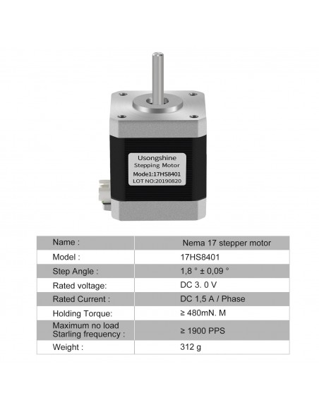 Nema 17 - mod. 17HS8401