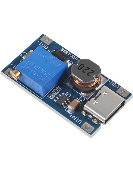MT3608 DC-DC Step Up Power Module 2A USB TYPE C