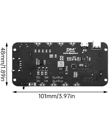 18650 Lithium Battery Shield V8 2WAY