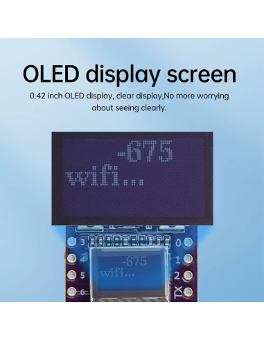 ESP32-C3 WiFi Bluetooth Display
