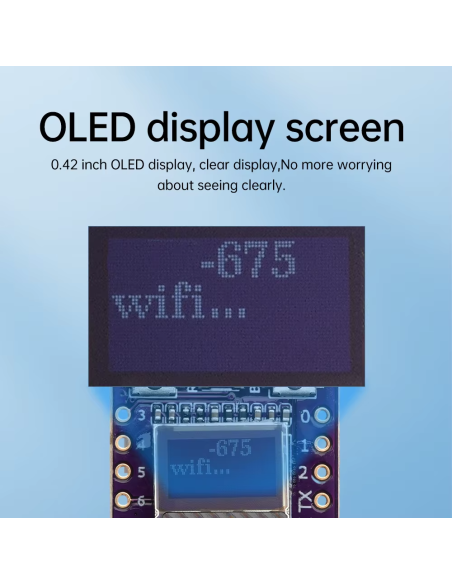 ESP32-C3 WiFi Bluetooth Display