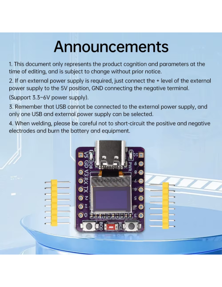 ESP32-C3 WiFi Bluetooth Display
