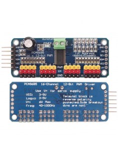 16 Channel 12-bit PWM/Servo Driver (I2C, PCA9685) 2