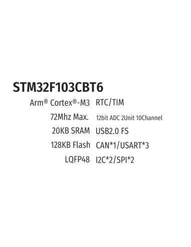 STM32 F103CBT6 USB Type-C