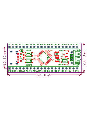 STM32 F103CBT6 USB Type-C