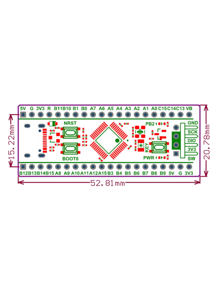 STM32 F103CBT6 USB Type-C