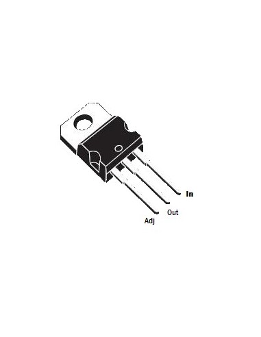 LM337 - 1.2v-37v - Integrāls sprieguma stabilizators
