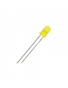 LED YELLOW - 3mm 20mA 1.9V-2.1V