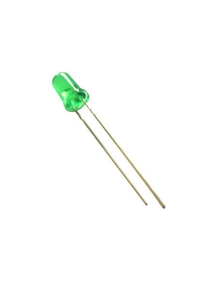 LED Green - 5mm 20mA 3.0V-3.2V