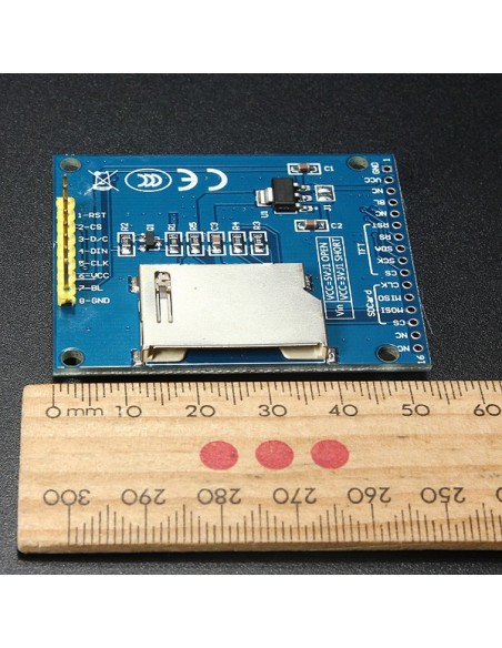 128x160 TFT LCD Display Module with SD (SPI)
