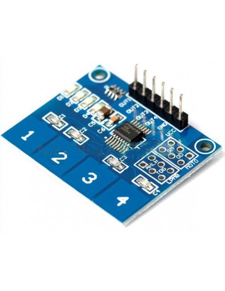 4- Channel Digital Touch Sensor with LED
