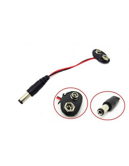 9V Cell Box, without Cover, DC