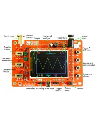 Цифровой осциллограф DSO138 (без SMD)