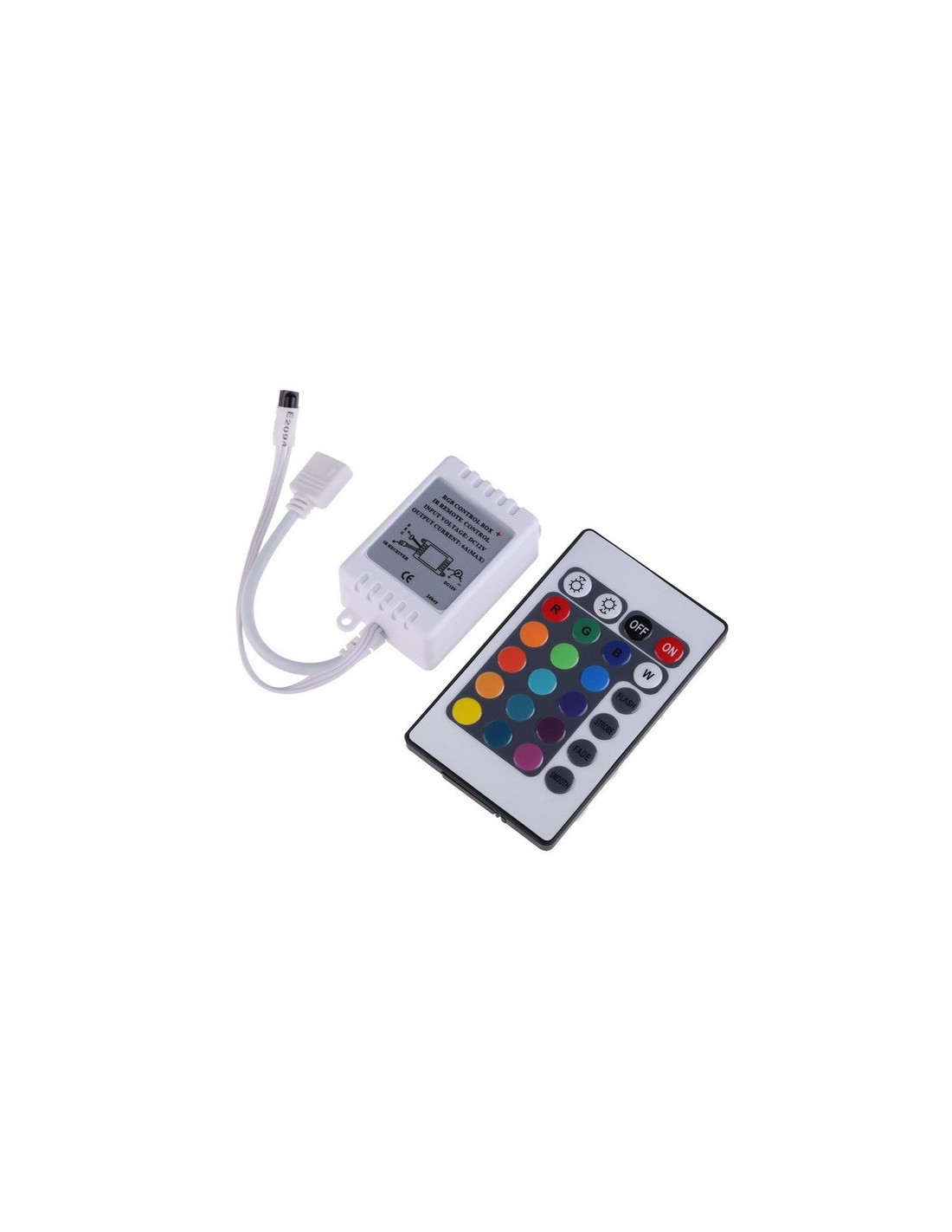 span kalender Giftig LED RGB controller - 12V (6A) 24 key