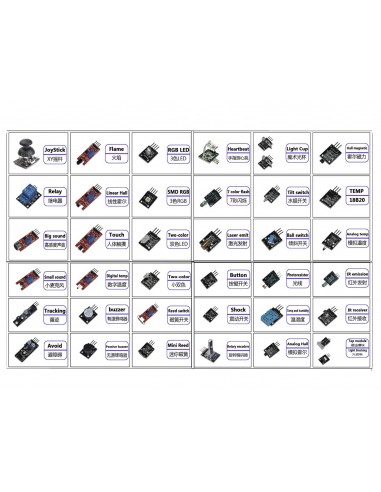 37 in 1 Sensors KIT for Arduino