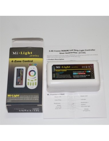 4-Zone Control RGBW Mi Light