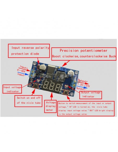 LM2596 DC-DC 40V 3A LED
