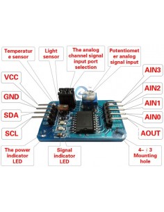 PCF8591 AD / DA converter 2