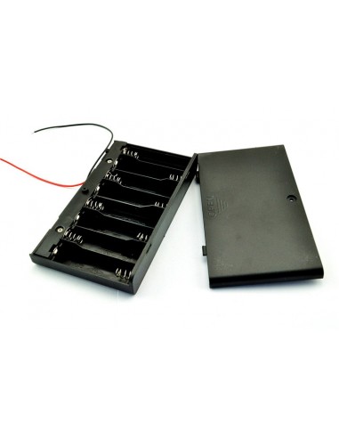 8 x AA Batteries Holder (DC2.1) 12V ON/OFF