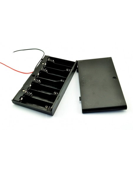 8 x AA Batteries Holder (DC2.1) 12V ON/OFF