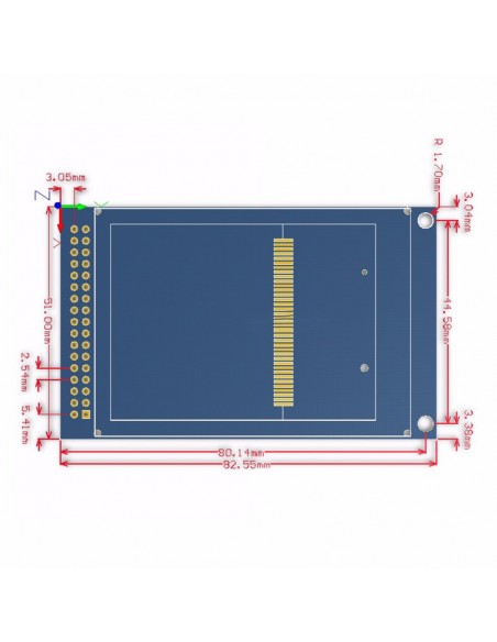 2.8" 240x320 TFT LCD With Touch